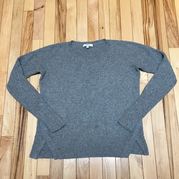 Madewell Sweaters - Madewell Women’s Grey Knit Sweater Size XS
